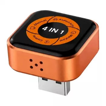 CARLINKIT Mini Ultra 6 bezvadu adapteris CarPlay un Android Auto - melns