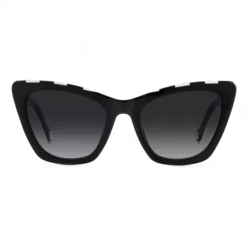 Carolina Herrera HER0129S80S Sieviešu kaķacs formas saulesbrilles Havana Brūns gradients 55mm
