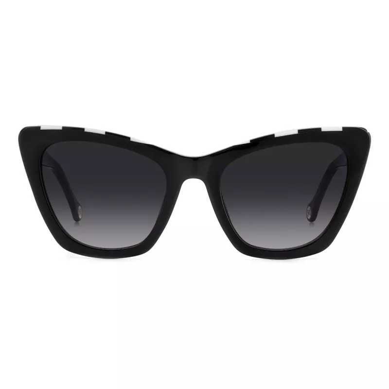 Carolina Herrera HER0129S80S Sieviešu kaķacs formas saulesbrilles Havana Brūns gradients 55mm