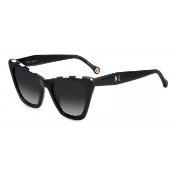 Carolina Herrera HER0129S80S Sieviešu kaķacs formas saulesbrilles Havana Brūns gradients 55mm