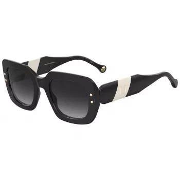 CAROLINA HERRERA HER0186S80S Sieviešu kvadrātveida saulesbrilles Havana Acetāts Brūns gradients Lēcas 52mm