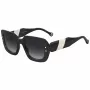 CAROLINA HERRERA HER0186S80S Sieviešu kvadrātveida saulesbrilles Havana Acetāts Brūns gradients Lēcas 52mm