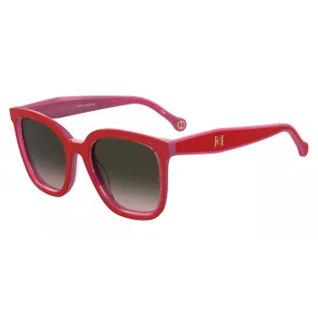 Carolina Herrera HER0225GS45X Sieviešu saulesbrilles Havana Acetāta rāmis Pelēks Gradienta Lēcas 54mm