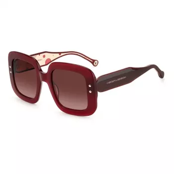 CAROLINA HERRERA Sievietēm CH-0010-S-LHF Saulesbrilles Havana Acetāts Brūns Gradients 52mm