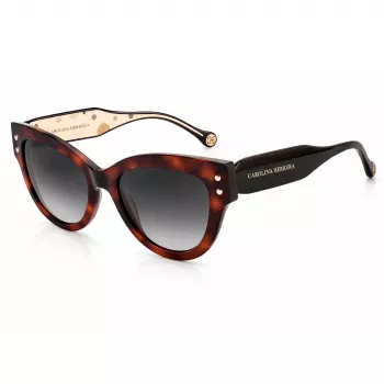 CAROLINA HERRERA Sieviešu saulesbrilles CH-0009-S-05L – Havana/Brūns rāmis ar brūnām gradienta lēcām (54/19/145 mm)