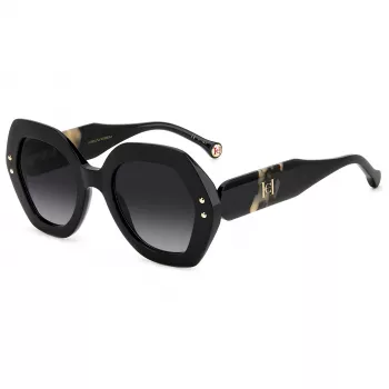 CAROLINA HERRERA Sieviešu saulesbrilles HER0126SWR7 - Havana acetāta rāmis, brūnas gradienta lēcas, 52 mm