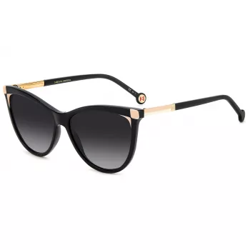 CAROLINA HERRERA Sieviešu saulesbrilles HER0141SKDX - Kvadrātveida acetāta rāmis, gradienta lēcas, UV400 aizsardzība, 57mm