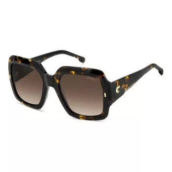 Carrera 004/S taisnstūra saulesbrilles sievietēm, 54 mm lēcas, UV400, acetāta rāmis