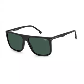 Carrera 278/S Vīriešu taisnstūra saulesbrilles 58mm - UV400, melns rāmis, pelēkas lēcas