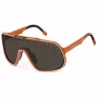 CARRERA CSPORT02SA1W Vīriešu sporta saulesbrilles - Polarizētas polikarbonāta lēcas - UV400 aizsardzība - 99 mm lēcas platums - 130 mm deniņu garums