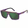CARRERA MAN CSPORT04S83W Saulesbrilles Taisnstūra Sporta Pilns Rāmis Melns Pelēks 59/17/145 mm UV400