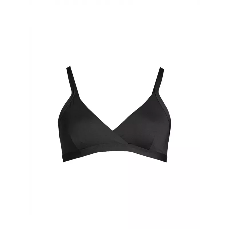 CASALL Overlap Bikini Top Black - EU 40