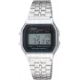 CASIO A-159WA-N1 Unisex Digitalais Kvarca Pulkstenis, 33mm, Sudrabs/Pelēks