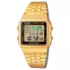CASIO A500WGA-1 Vīriešu digitālais pulkstenis 39mm Zelta toņa nerūsējošais tērauds
