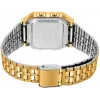 CASIO A500WGA-9 Vīriešu digitālais kvarca pulkstenis 39mm zelta krāsas nerūsējošais tērauds