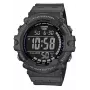 Casio AE-1500WH-8BVEF vīriešu digitālais pulkstenis – sveķu siksniņa, 100m ūdensizturīgs, pasaules laiks
