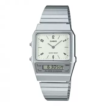 CASIO AQ-800E-7A2EF Unisex Analog-Digital Pulkstenis, Sudraba, 32 mm