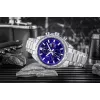 CASIO Edifice EFR-574D-2AVUEF Vīriešu analogais kvarca pulkstenis, 42,3 mm, zils ciparnīca, nerūsējošā tērauda aproce