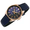 Casio Edifice EFV-150CL-2AVUEF vīriešu pulkstenis ar zilu ciparnīcu un brūnu ādas siksnu
