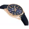 Casio Edifice EFV-150CL-2AVUEF vīriešu pulkstenis ar zilu ciparnīcu un brūnu ādas siksnu