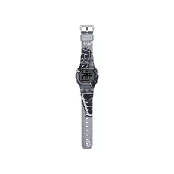 CASIO G-SHOCK DW-5000SS-1ER Vīriešu digitālais pulkstenis 42.8 mm Melns jonu pārklājuma tērauds