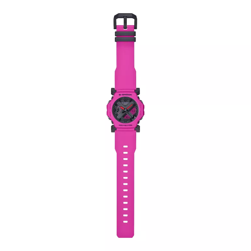 CASIO G-Shock GA-2300-4AER Sieviešu analogi-digitālais pulkstenis, 42,1 mm, oranžs sveķis