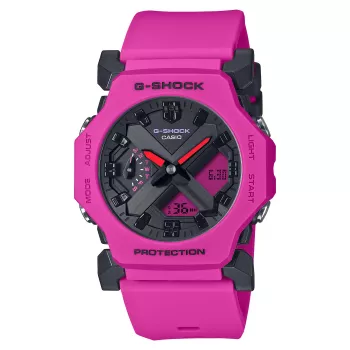 CASIO G-Shock GA-2300-4AER Sieviešu analogi-digitālais pulkstenis, 42,1 mm, oranžs sveķis