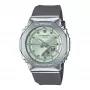 CASIO G-SHOCK Sieviešu GM-S2110-3AER Analogā-digitālā rokas pulkstenis 42,9mm Zaļš sveķi/nerūsējošais tērauds