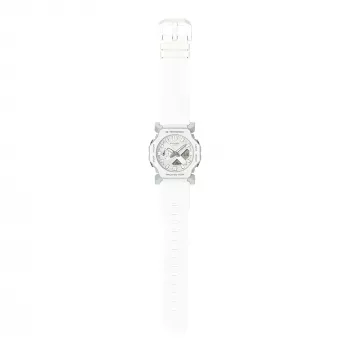 CASIO GA-2300-7AER Sieviešu analogi-digitālais pulkstenis, 42,9 mm, balts sveķis