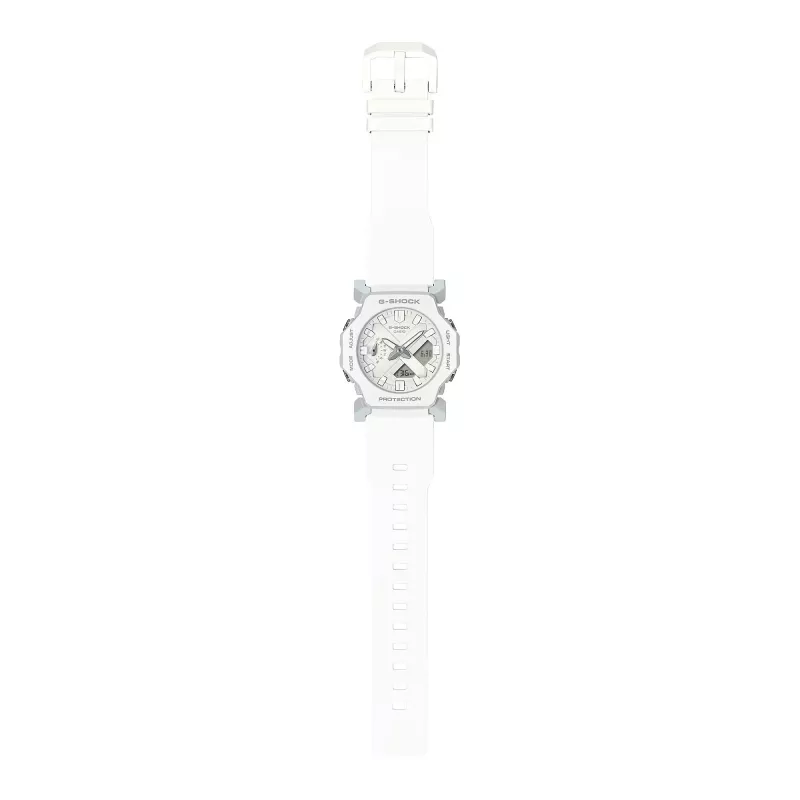 CASIO GA-2300-7AER Sieviešu analogi-digitālais pulkstenis, 42,9 mm, balts sveķis