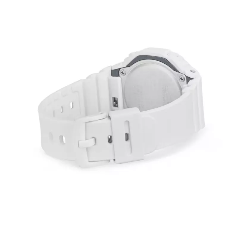 CASIO GMA-S2100MD-7AE Sieviešu analogi-digitālais kvarca pulkstenis, 46,2 mm, balta sveķu siksniņa