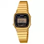 CASIO LA-670WGA-1DF Sieviešu digitālais pulkstenis zelta krāsā, sveķi/nerūsējošais tērauds