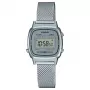 CASIO LA670WEM-7DF Sieviešu digitālais sudraba pulkstenis 30.3mm
