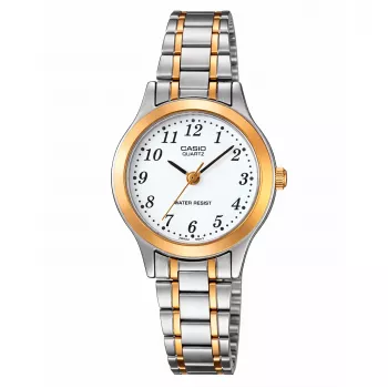 CASIO LTP1128G7BRDF Sieviešu analogais kvarca pulkstenis 33mm zelta krāsas nerūsējošais tērauds