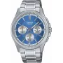 Casio vīriešu analogais kvarca pulkstenis MTP1375PD2A2V zils ciparnīca nerūsējošais tērauds 43.8mm