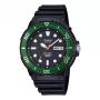 CASIO MRW-230H-1E3 Vīriešu analogais kvarca pulkstenis ar melnu ciparnīcu un melnu sveķu siksniņu, 47,9 mm korpuss