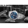 Casio MTP-1314D-2AVEF Vīriešu analogais kvarca pulkstenis, zils ciparnīca, nerūsējošā tērauda aproce, 50m ūdensizturība