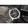 CASIO MTP1375L1AVDF vīriešu analogais kvarca pulkstenis ar ādas siksniņu, melns ciparnīcas, 42 mm
