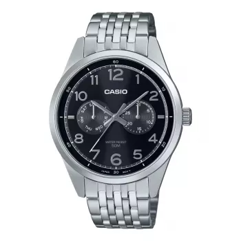 CASIO MTPE340D1AVDF Vīriešu analogais kvarca pulkstenis 42mm Nerūsējošais tērauds