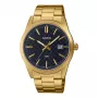 CASIO MTPVD03G1AUDF Vīriešu analogais kvarca pulkstenis 42mm Nerūsējošais tērauds Zelta krāsa