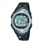 CASIO STR-300C-1VEF Unisex Digitalais Pulkstenis 35.2mm Sveķi Melns