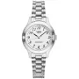 CASIO Sieviešu analogais kvarca pulkstenis LTP-1128A-7B 33mm Sudraba ciparnīca Nerūsējošais tērauds