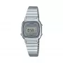 Casio sieviešu digitālais pulkstenis LA670WA-7 – 30mm sudraba nerūsējošais tērauds