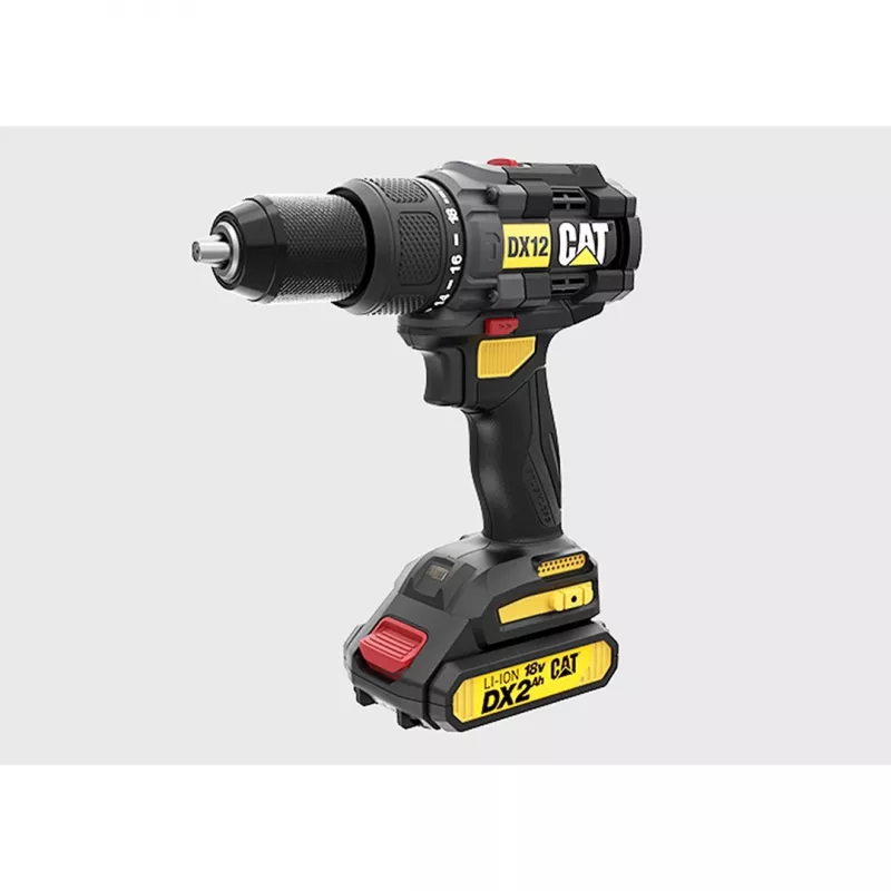 CATERPILLAR DX12 18V Brushless Cordless Drill Driver Kit 2x2.0Ah Li-ion
