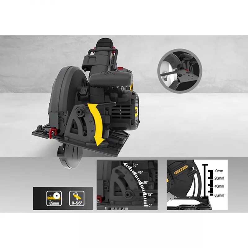 Caterpillar DX53B bezvada ripzāģis (tikai instruments) 18V 165mm