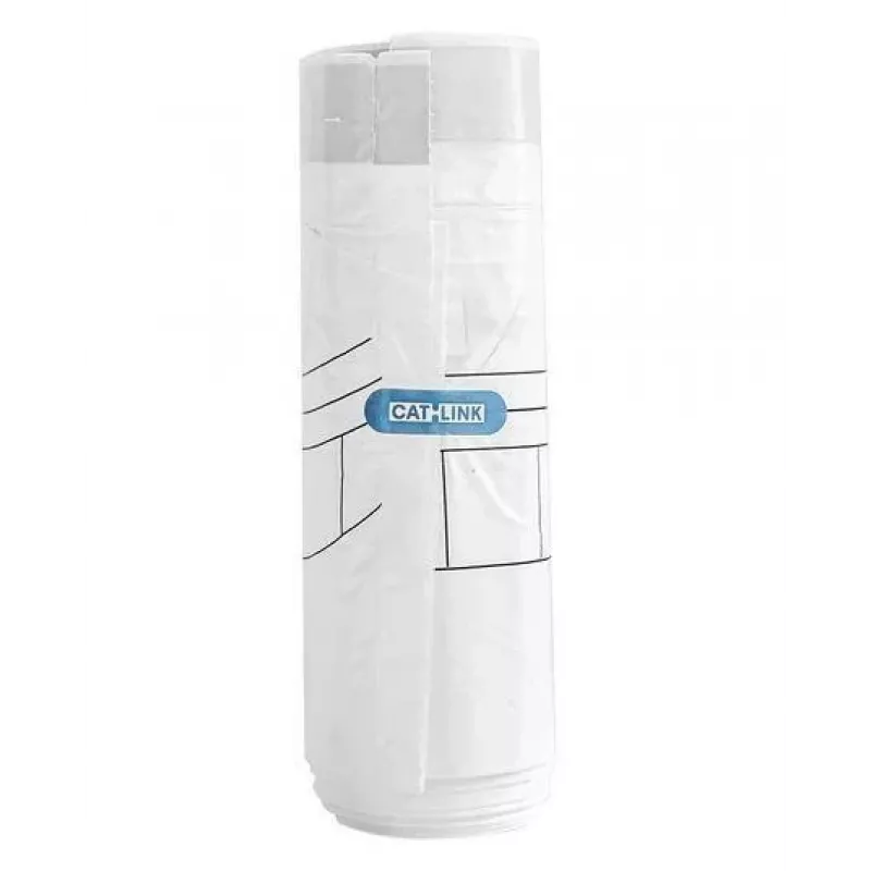 CATLINK CL-TB-01 Automātiskās kaķu tualetes atkritumu maisiņi (2 ruļļi, 40 maisiņi) – melns HDPE