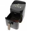 Cecotec Cecofry&Grill Smokin' 4500 Gaisa fritieris ar grilu un smēķētāju, 4,5 L, 1700 W, Melns