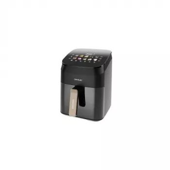 Cecotec Cecofry&Grill Smokin' 4500 Gaisa fritieris ar grilu un smēķētāju, 4,5 L, 1700 W, Melns