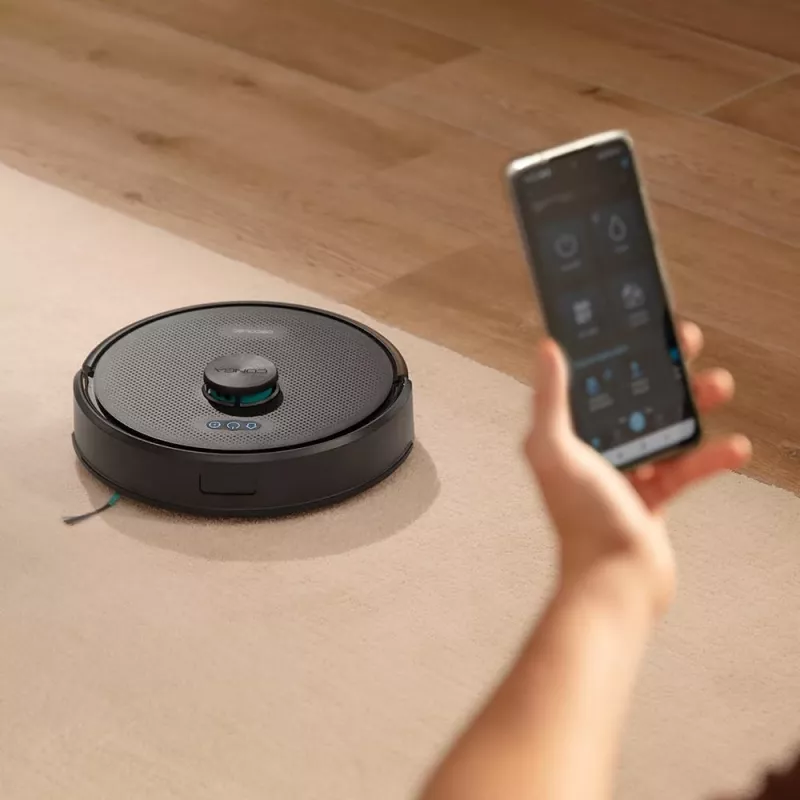 Cecotec Conga M70 Robot Putekļsūcējs Slapjā&Sausā Tīrīšana 250 min 4500 mAh 400 L Putekļu Tvertne 20000 Pa Melns