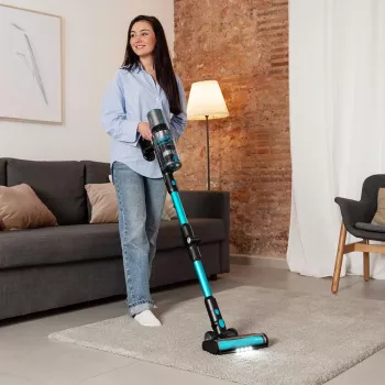 Cecotec Conga Rockstar 2500 Thunder Pet Flex vadu putekļsūcējs 400W 33.6V 65min Melns/Zils